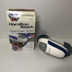 Hamilton Beach Automatic Jar Opener Open Ease Original Box And Paperwork